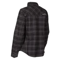 Klim Women's Upland Flannel Shirt -Motorcycle Equipment 3681 000 Black 20 20Asphalt 06