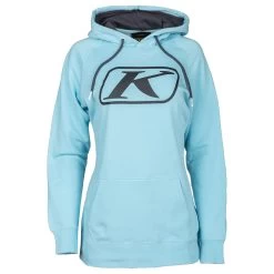 Klim Women's Kute Corp Hoodies -Motorcycle Equipment 3736 000 Asphalt 20 20Crystal 20Blue 03