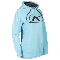 Klim Women's Kute Corp Hoodies -Motorcycle Equipment 3736 000 Asphalt 20 20Crystal 20Blue 05