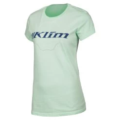 Klim Women's Excel Short Sleeve Tees -Motorcycle Equipment 3779 001 Mint Navy 01