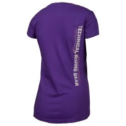 Klim Women's Excel Short Sleeve Tees -Motorcycle Equipment 3779 001 Purple Gray 02