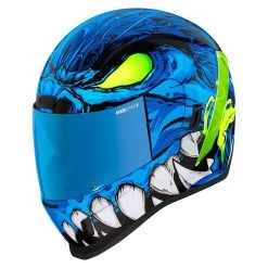 Icon Airform Manik'r Helmets -Motorcycle Equipment AirformManicRBlueFront