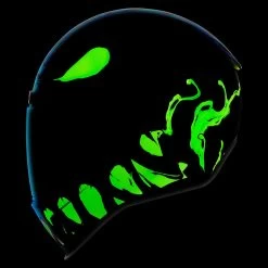 Icon Airform Manik'r Helmets -Motorcycle Equipment AirformManicRBlueGlow