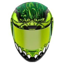 Icon Airform Manik'r Helmets -Motorcycle Equipment AirformManicRGreenFullFront