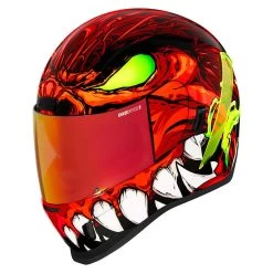 Icon Airform Manik'r Helmets -Motorcycle Equipment AirformManicRRedFront