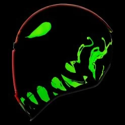 Icon Airform Manik'r Helmets -Motorcycle Equipment AirformManicRRedGlow