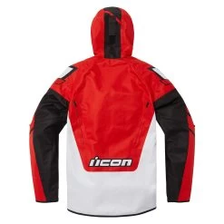 Icon Airform Retro Jackets -Motorcycle Equipment AirformRetroJacketRedBack