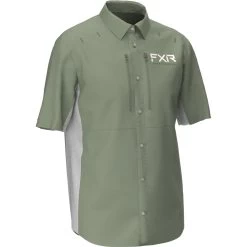 Cast Performance UPF Tech Shortsleeve Shirt -Motorcycle Equipment CastPerformanceUPF Shortsleeve M KhakiGrey 212041 7778 front