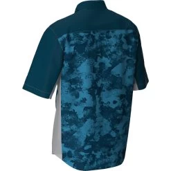 Cast Performance UPF Tech Shortsleeve Shirt -Motorcycle Equipment CastPerformanceUPF Shortsleeve M SlateCamoSlate 212041 4057 back