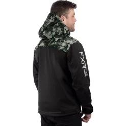 Cast Softshell Jackets -Motorcycle Equipment Cast Softshell BlackCamo 222001 7610 back