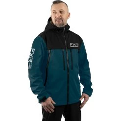 Cast Softshell Jackets -Motorcycle Equipment Cast Softshell SlateBlack 222001 5710 front