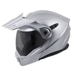 Scorpion EXO-AT950 Solid Helmets - Dot 18 Scorpion EXO-AT950 Solid Helmets - Dot -Motorcycle Equipment EXO AT950 Hypersilver left