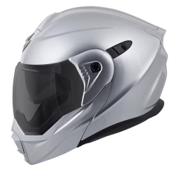 Scorpion EXO-AT950 Solid Helmets - Dot 21 Scorpion EXO-AT950 Solid Helmets - Dot -Motorcycle Equipment EXO AT950 Hypersilver left standard