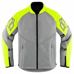 Icon Mesh AF Jackets -Motorcycle Equipment MeshAFJacketHiVizFront
