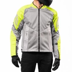 Icon Mesh AF Jackets -Motorcycle Equipment MeshAFJacket HiViz Front
