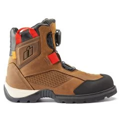 Icon Stormhawk Waterproof Boots 13 Icon Stormhawk Waterproof Boots -Motorcycle Equipment StormhawkWPBootBrownProfile