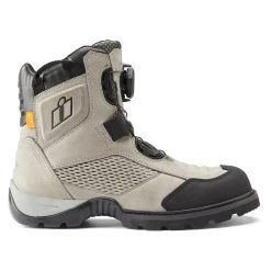 Icon Stormhawk Waterproof Boots 16 Icon Stormhawk Waterproof Boots -Motorcycle Equipment StormhawkWPBootGreyProfile