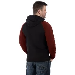 Trainer Lite Tech Pullover Hoodie -Motorcycle Equipment TrainerLiteTech PO BlackRust 222050 1037 back