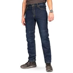 Icon Uparmor Jeans -Motorcycle Equipment UparmorJeans Blue Front