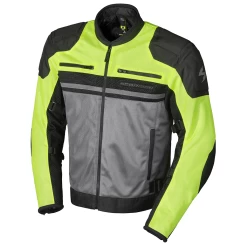 Scorpion Vortex Air Mesh Jackets 12 Scorpion Vortex Air Mesh Jackets -Motorcycle Equipment VortexAirJktHiVizDkGryBlk Fnt