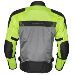 Scorpion Vortex Air Mesh Jackets 13 Scorpion Vortex Air Mesh Jackets -Motorcycle Equipment VortexAirJktHiVizDkGryBlk Rr