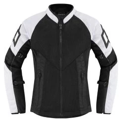 Icon Mesh AF Women's Jacket -Motorcycle Equipment WmnsMeshAFCEJacketWhiteFront