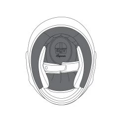 AGV X3000 Crown Pad Premium