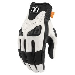 Icon Automag Women's Gloves -Motorcycle Equipment icon womens automag gloves womens motorcycle gloves icon white xs 961671