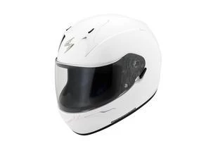 Scorpion Helm EXO-R410 Solid Snell 2015/Dot In White 1 Scorpion Helm EXO-R410 Solid Snell 2015/Dot In White